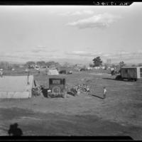 Hooverville of Bakersfield, California. A rapidly growing community of people living rent free on the edge of the town dump in whatever kind of shelter available.jpg