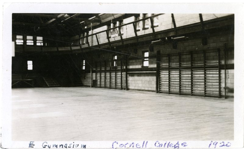 E Gymnasium, Cornell College, 1920